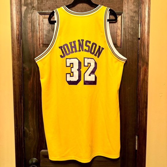 Magic Johnson 1979-80 LA Lakers #32 Mitchell & Ness Jersey - Picture 4 of 4